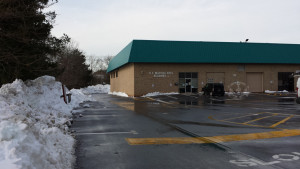 Jan 26 2016 Snow cleared parking lot