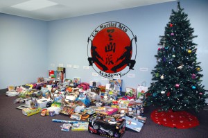 2011 Villa Maria Christmas gifts from US Martial Arts Academy, Ltd., Timonium, Maryland