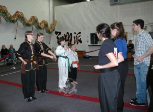medal winners at the March 2013 In-house Tournament at U.S. Martial Arts Academy, Ltd, Timonium, Maryland