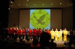 On April 21st, to celebrate his 40th anniversary of teaching in the U.S. Grandmaster Huang hosted the Tien Shan Pai Charity Demonstration at the Kossiakoff Center Auditorium of the Johns Hopkins Applied Physics Laboratory, (APL), Laurel, Maryland. Funds raised were donated to Sparks of Change Foundation in honor of Daniel Siegel.