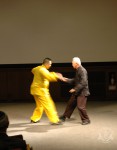 On April 21st, to celebrate his 40th anniversary of teaching in the U.S. Grandmaster Huang hosted the Tien Shan Pai Charity Demonstration at the Kossiakoff Center Auditorium of the Johns Hopkins Applied Physics Laboratory, (APL), Laurel, Maryland. Funds raised were donated to Sparks of Change Foundation in honor of Daniel Siegel.