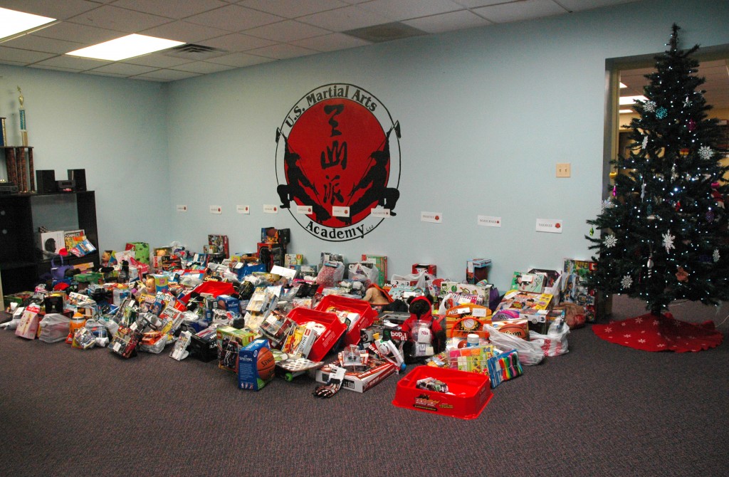 2013 December 17 US Martial Arts Academy Ltd. Holiday Gifts for St. Vincent's Villa