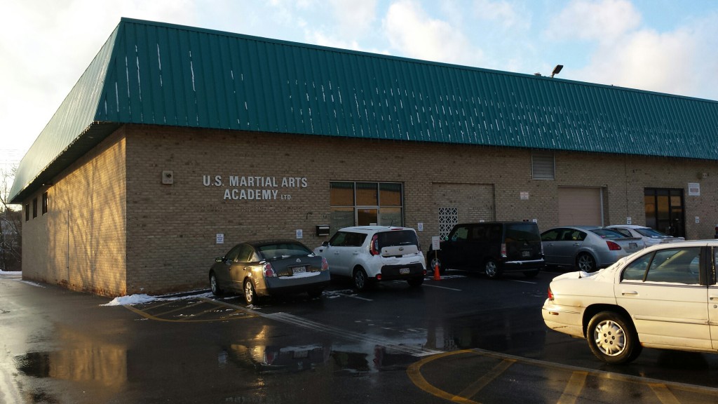 2015 Jan. 6, First snowfall of the new year at US Martial Arts Academy, Ltd, Timonium, Md 21093, www.usmaltd.com