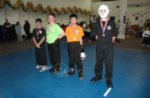 medal winners at the March 2013 In-house Tournament at U.S. Martial Arts Academy, Timonium, Maryland