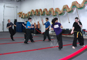 Blocking kicks practice in Adult Kung Fu class at U.S. Martial Arts Academy, Ltd. Timonium Maryland U.S.A.©2015 Maricar Jakubowski www.usmaltd.com 410-561-9882 All rights reserved.