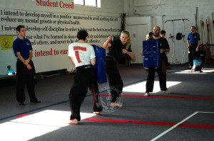 Kicking Drill in Family Kung Fu Class at US Martial Arts Academy, Ltd in Timonium, Maryland, www.usmaltd.com, 410-561-9882. ©2015 Maricar Jakubowski All rights reserved. No usage allowed in any form without the written consent of the photographer.