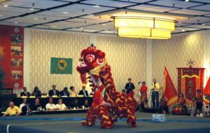 Lion Dance performance at the 2013 U.S. International Kuo Shu Championship Tournament in Hunt Valley, Maryland