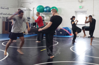 Self-Defense San Shou Fight Training Class at US Martial Arts Academy, Ltd in Timonium, Maryland at US Martial Arts Academy, Ltd in Timonium, Maryland, www.usmaltd.com, 410-561-9882. ©2017 Maricar Jakubowski All rights reserved. No usage allowed in any form without the written consent of the photographer.
