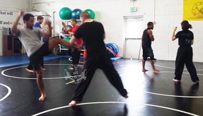 Self-Defense San Shou Fight Training Class at US Martial Arts Academy, Ltd in Timonium, Maryland at US Martial Arts Academy, Ltd in Timonium, Maryland, www.usmaltd.com, 410-561-9882. ©2017 Maricar Jakubowski All rights reserved. No usage allowed in any form without the written consent of the photographer.