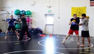 Self-Defense San Shou Fight Training Class at US Martial Arts Academy, Ltd in Timonium, Maryland, www.usmaltd.com, 410-561-9882. ©2017 Maricar Jakubowski All rights reserved. No usage allowed in any form without the written consent of the photographer.