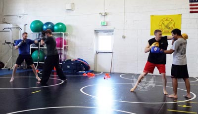 Self-Defense San Shou Fight Training Class at US Martial Arts Academy, Ltd in Timonium, Maryland, www.usmaltd.com, 410-561-9882. ©2017 Maricar Jakubowski   All rights reserved. No usage allowed in any form without the written consent of the photographer.