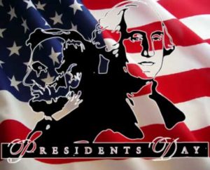 President's Day - Washington and Lincoln graphic for US Martial Arts Academy, Ltd