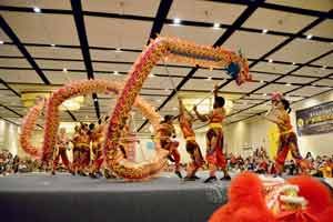 Lion Dance Performance at Grandmaster Huang's US Kuo Shu Tournament. Congratulations