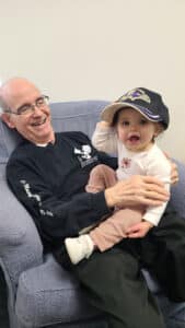 Julio Esteban, Jr., oldest Tai Chi student and great-grand-daughter