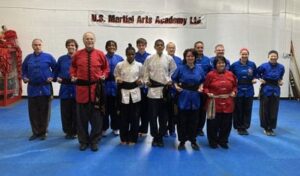 Black Sash Kung Fu Test at US Martial Arts Academy, Ltd in Cockeysville, Maryland 21030, www.usmaltd.com, 410-561-9882. Learning self-defense and improving fitness focus fitness strength self-discipline balance confidence memory thru Kung Fu and Tai Chi Self-Defense.