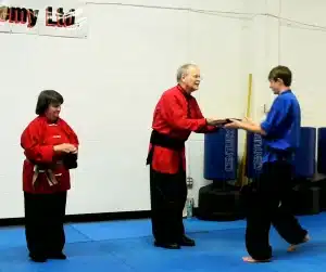 US Martial Arts Academy Black Sash-ftest forms. Learning Self-defense and improving focus, fitness, strength, self-discipline, balance, confidence, and memory in Kung Fu and Tai Chi in class at US Martial Arts Academy Ltd in Cockeysville Md 21030 www.usmaltd.com;