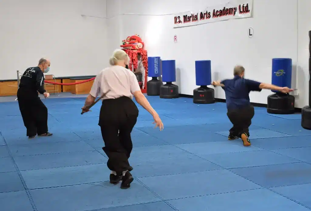 Adult Tai Chi class at U.S. Martial Arts Academy, Ltd.Cockeysville, Maryland U.S.A.©2020 Maricar Jakubowski All rights reserved. No usage allowed in any form without the written consent of the photographer.