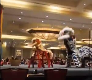 2024 USKSF International Championship Tournament Opening Ceremony Lion Dance Demonstration
